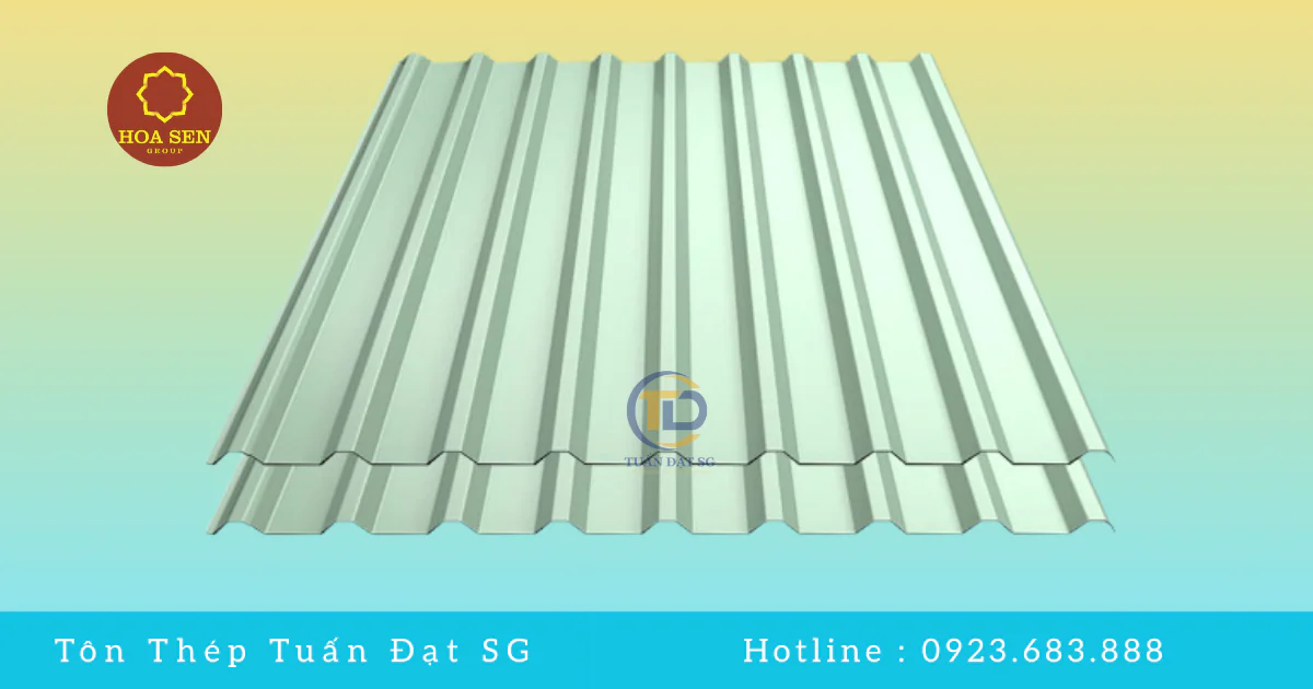 Tôn lợp tại Tôn thép Tuấn Đạt SG